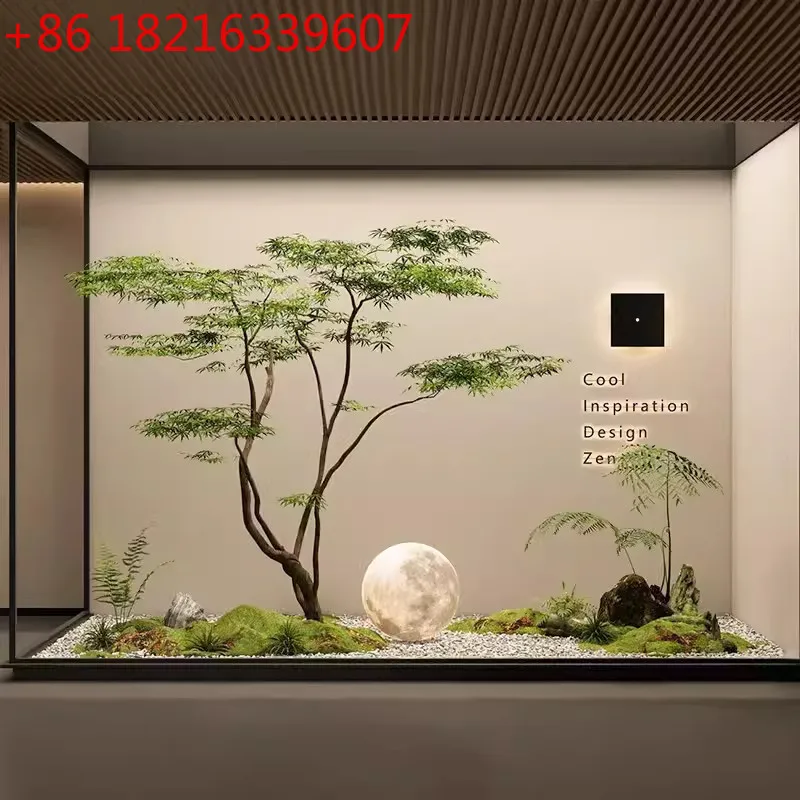 YAO simulation green plant chicken feet acer fake maple landscaping window shopping mall tea room bionic plant