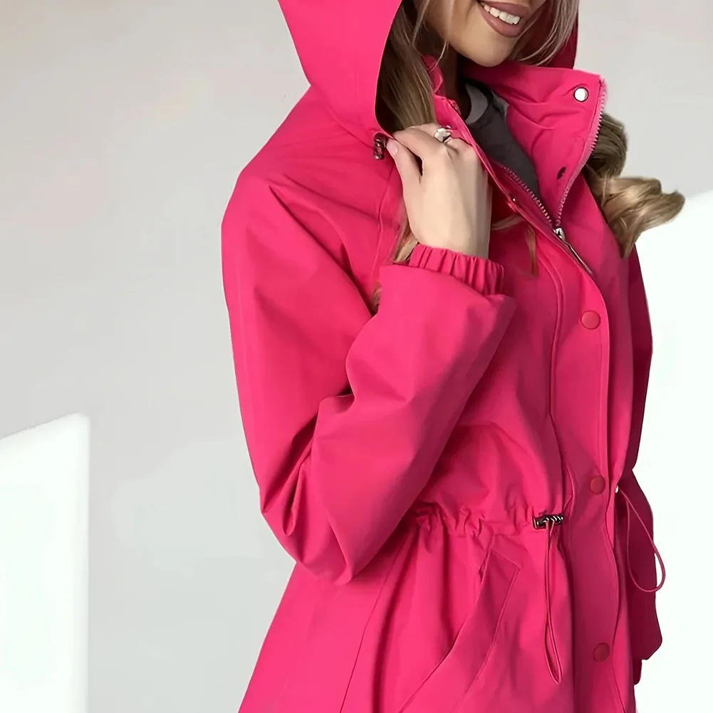 여성용 코트 통기성 아웃도어 재킷 캐주얼 방수 재킷 야외 활동용 패셔너블 여성 재킷