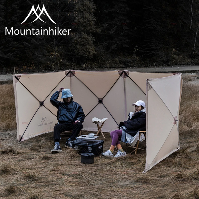 Mountainhike Outdoor Folding Camping Windscreen Sidewall Wind Break Wall Picnic Gas Stove Tent Shelter Hiking Screen Windshield