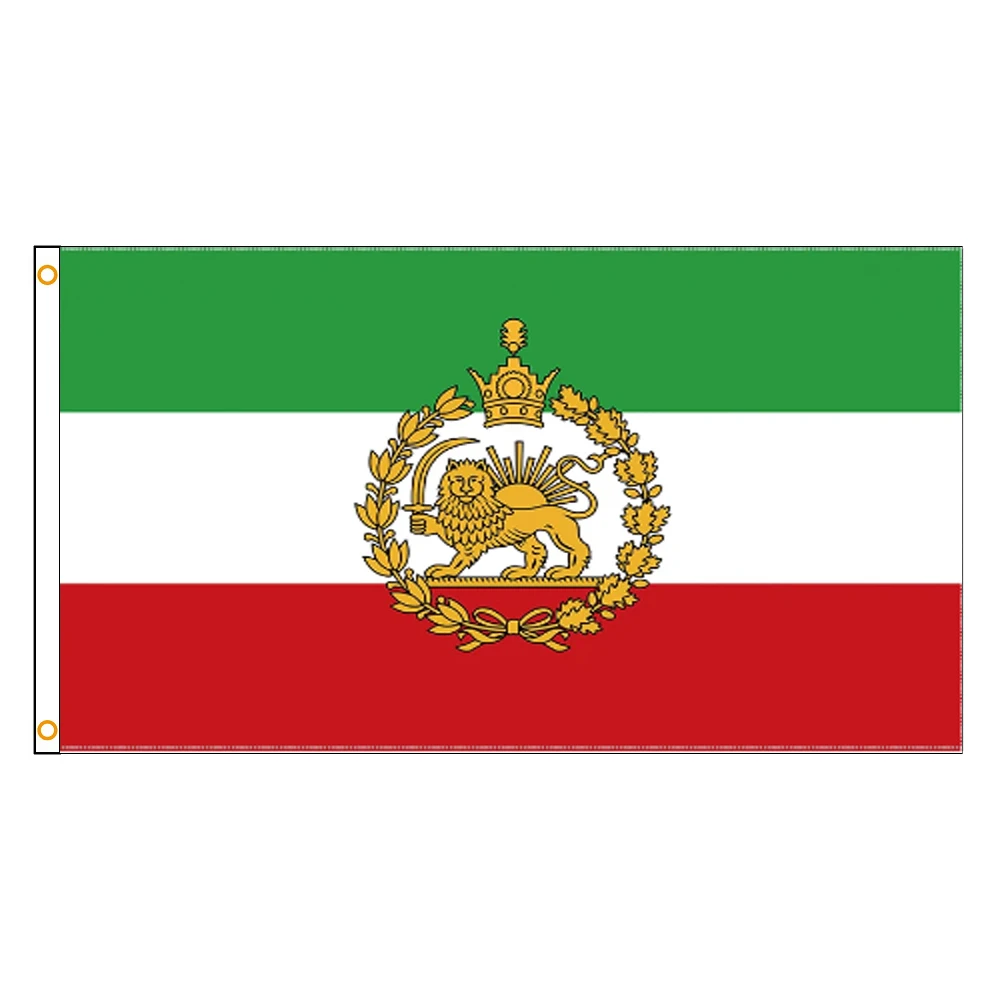 90x150cm 3x5 Ft Lion Iran State Naval Flag 1933-1980