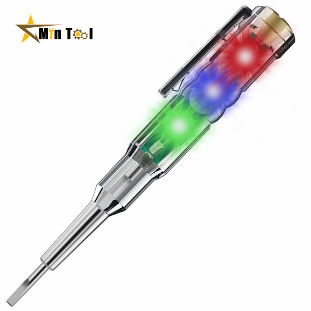 Voltage Tester Pen Non-contact Induction Digital Power Detector Pencil Electric Screwdriver Circuit Indicator Electrician Tool