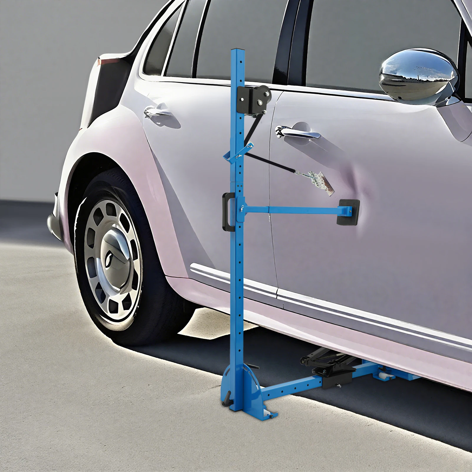 

800KG Manual Dent Repair Puller Car Body Tool, For Dent Removal On Doors Hood，Adjustable Winch Height，Auto repair shop