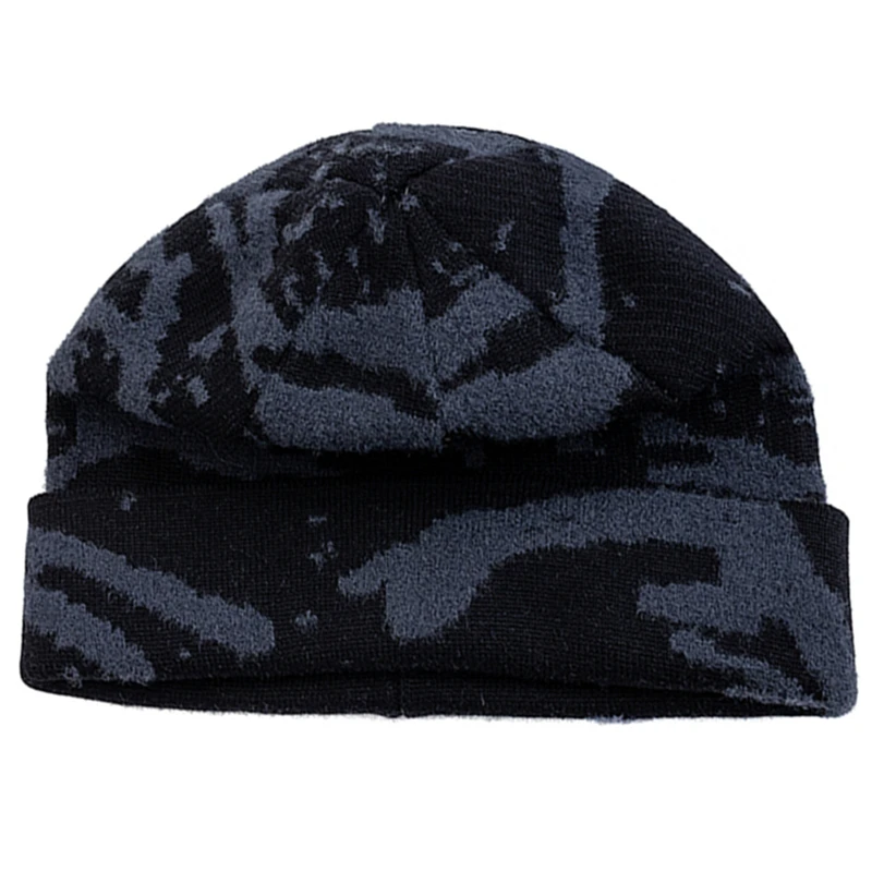 Neue Unisex Outdoor Skull Cap, modische geometrische Druckmuster, schicke Wintermützen im Seemannsstil für Herren und Damen, Herbst-Ski-Beanie-Mütze – Detail 9