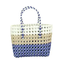 Skeleton Tote Woven Bag Fashion Casual Women's Bag New Beach Vacation Out Shopping Handbag Shoulder Women's Bag