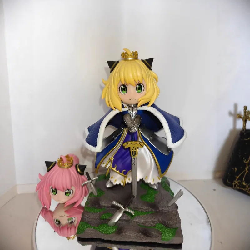 Hot Anime Spy Familie Anya Forger Cos Meerjungfrau Ania Hatake Kakashi Figuren Cartoon Modell Puppe Desktop Dekoration Statue Kinder Spielzeug