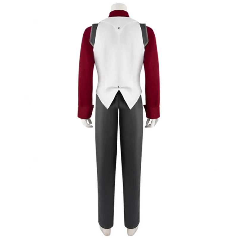 Spel Lol Geheimzinnige Viktor Cosplay Kostuum Volwassen Shirt Vest Broek Volledige Set Halloween Carnaval Pak Op Maat Gemaakt