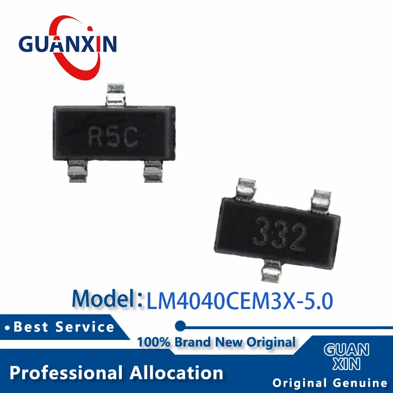

100% New LM4040CEM3X-5.0 LM4040CEM3-5.0 SOT23-3 Marking R5C LM4040