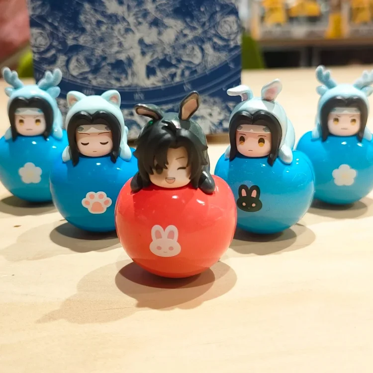 

Genuine Mo Dao Zu Shi Blind Box Parga Tumbler Series Kawaii Yoyo Bean Mini Figure Cute Mysterious Box Mengzi Ornaments Gift