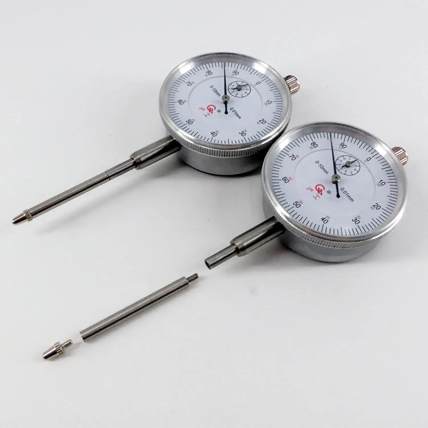 6pcs Dial Indicator Extension Stem Rod 30mm/40mm/60mm/80mm/100mm/150mm Electrical Digital Indicator Extension Stem Rod Set, view 3