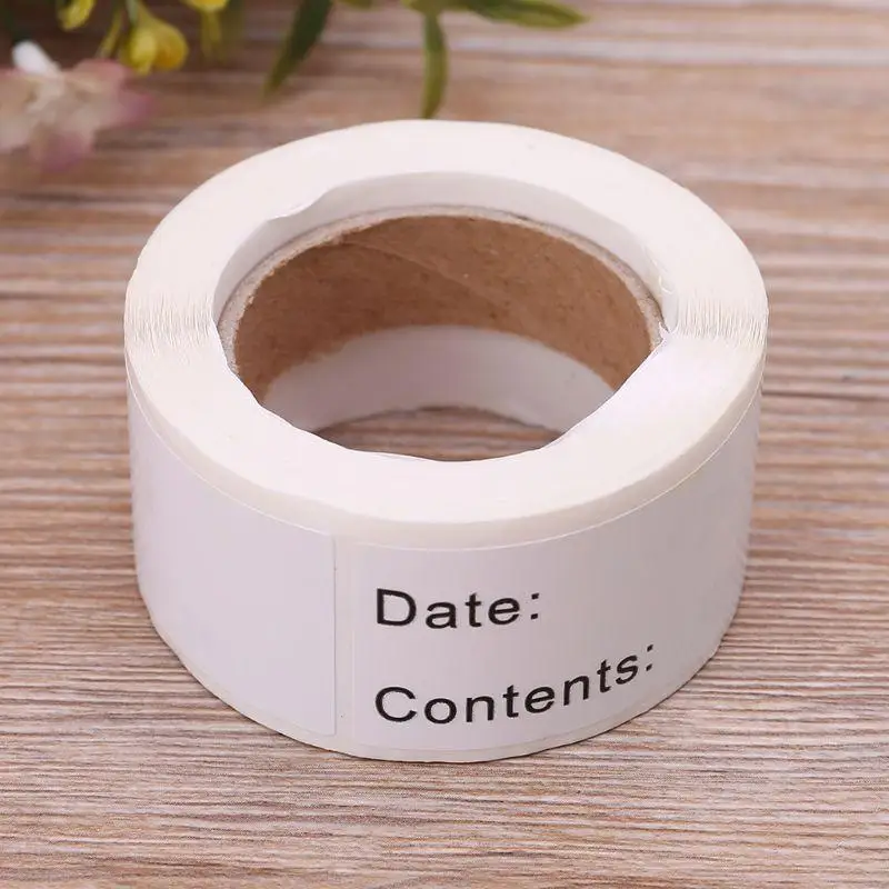 G99a 125pcs/Roll Home Kitchen Storage Label