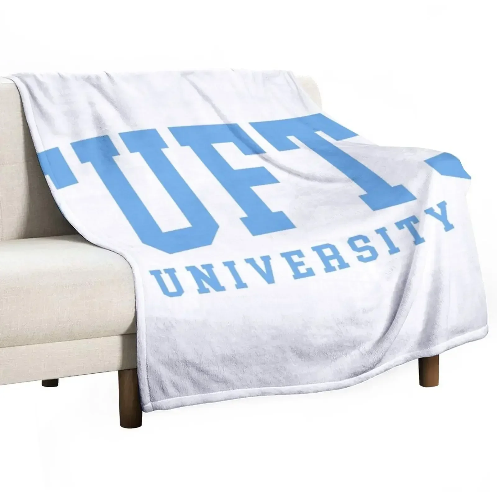 

tufts - college font curved Throw Blanket Air Conditioner Soft Blanket for Office Home