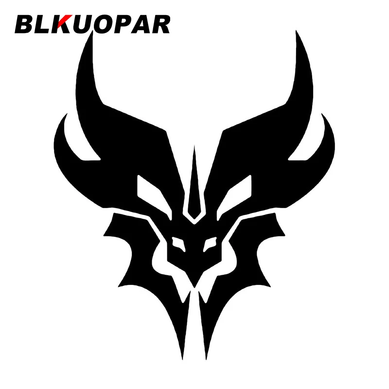 BLKUOPAR Tiger Car Stickers Personality Anime Graphics Laser Decals Occlusion Scratch Holographic Sunscreen Car Protector