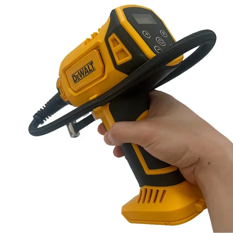 Dewalt Pompa elettrica portatile ricaricabile senza fili Compressore d'aria Gonfiatore automatico per pneumatici con manometro digitale per auto