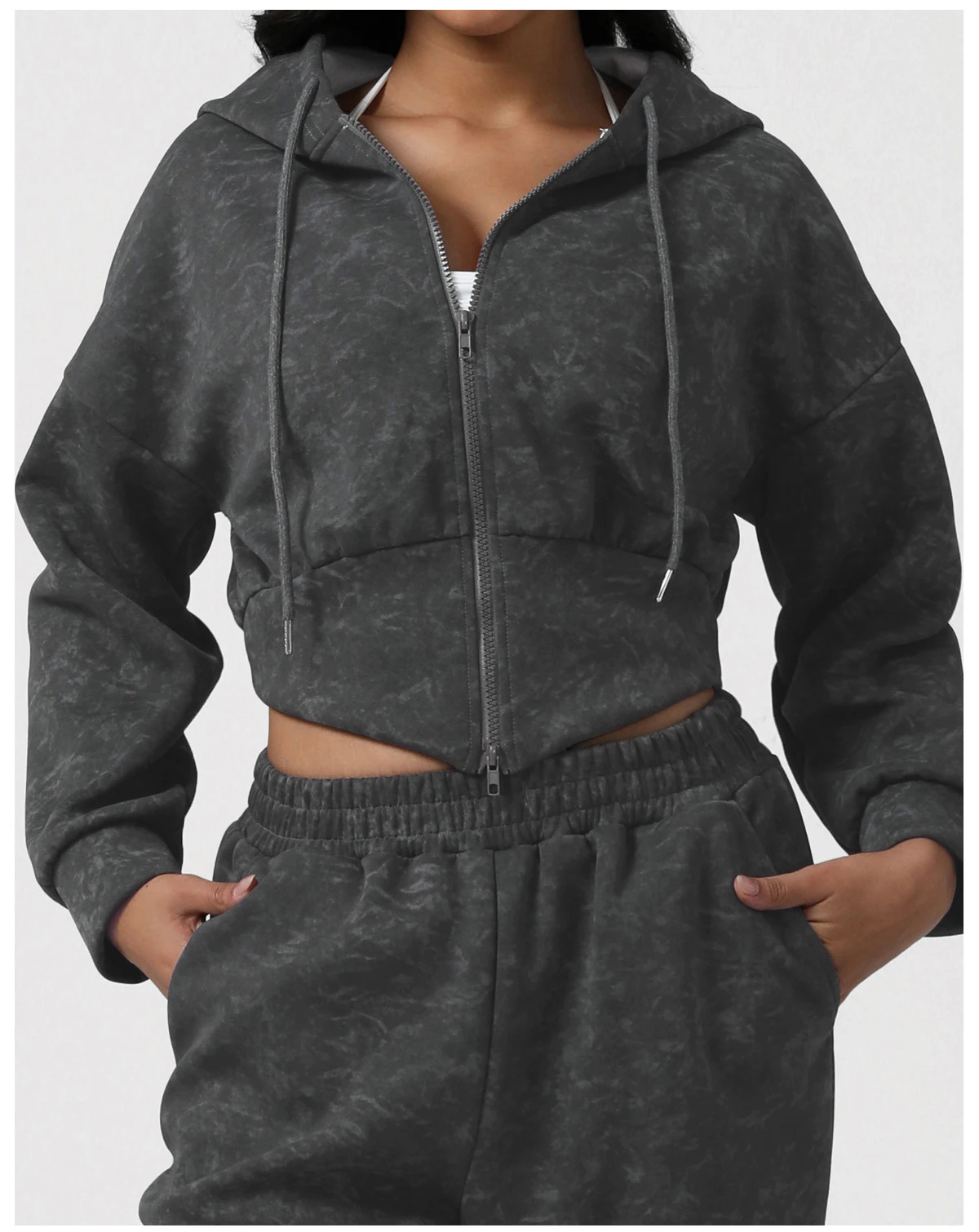 

Повседневные укороченные куртки с длинным рукавом и капюшоном, осенне-зимнее пальто для тренировок и фитнеса с принтом, куртки для активного отдыха в тренажерном зале, бега, йоги