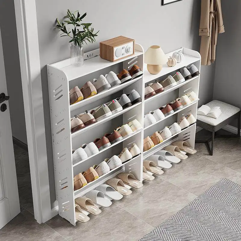 Multi Layer Shoe Rack For Home Use Narrow Saves Space Shoe Cabinet Shelf Luxury Hallway Living Room Sapateira Home Furniture