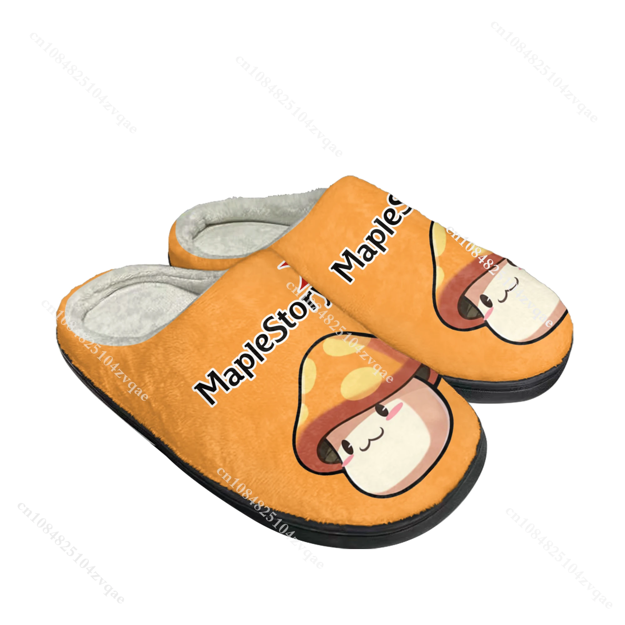 Maplestory Home Cotton Slippers Hot Cartoon Game Mens Womens Teenager Plush Bedroom Casual Keep Warm Shoes Tailor Made Slipper