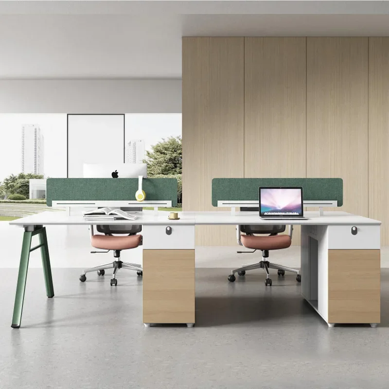 Combinaison bureau et chaise Premium, poste de travail pour employés, stand de bureau, bureau financier