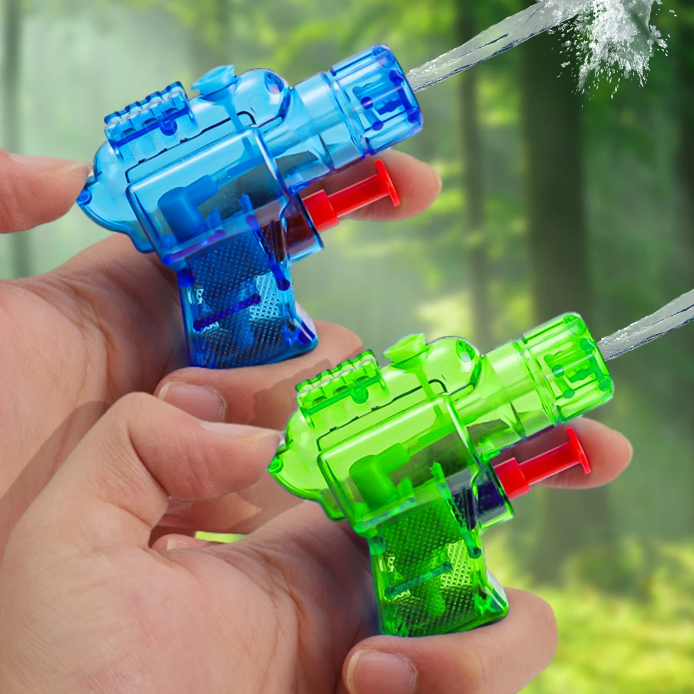 Water Guns for Kids Children Toys Mini Transparent Squirt Water Gun Boys Girls Spray Fighting Game Beach Blaster Watergun Gifts