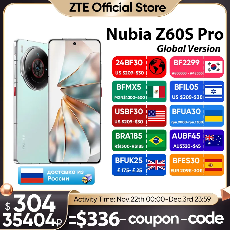 Nubia Z60S Pro Global Version Smartphone 6.78