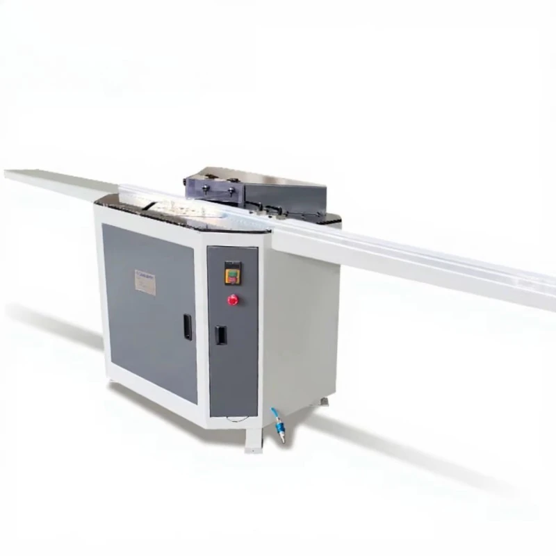TS-J35 photo frame making equipment, double saw 16 cm cutting width wood PS aluminum profile