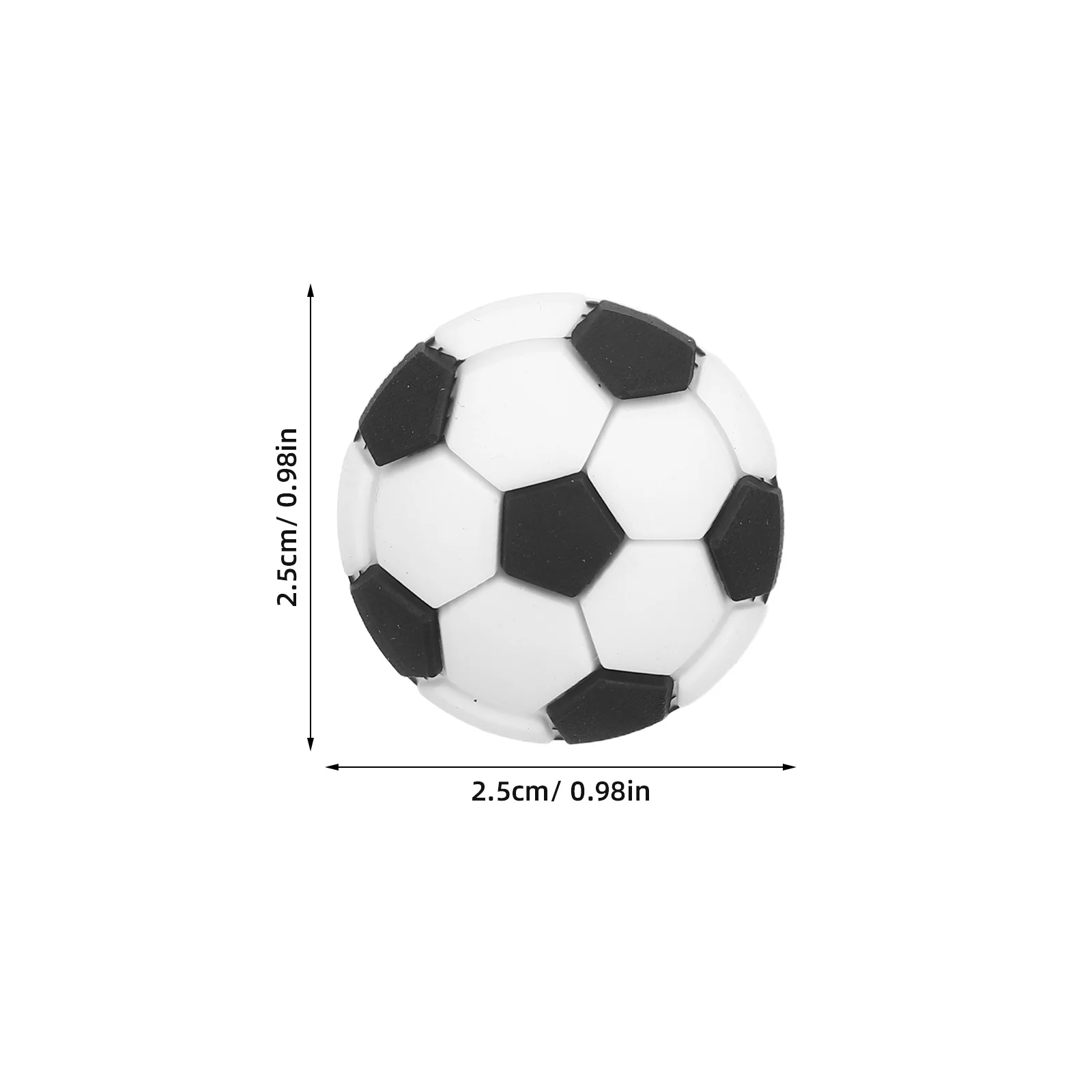 30pcs Soccer Soft Pvc Football Pen Clip For Stationery Back To School Supplies Classroom Rewards Notebook