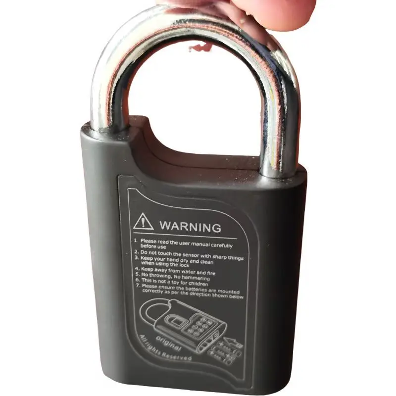 Lucchetto con impronta digitale