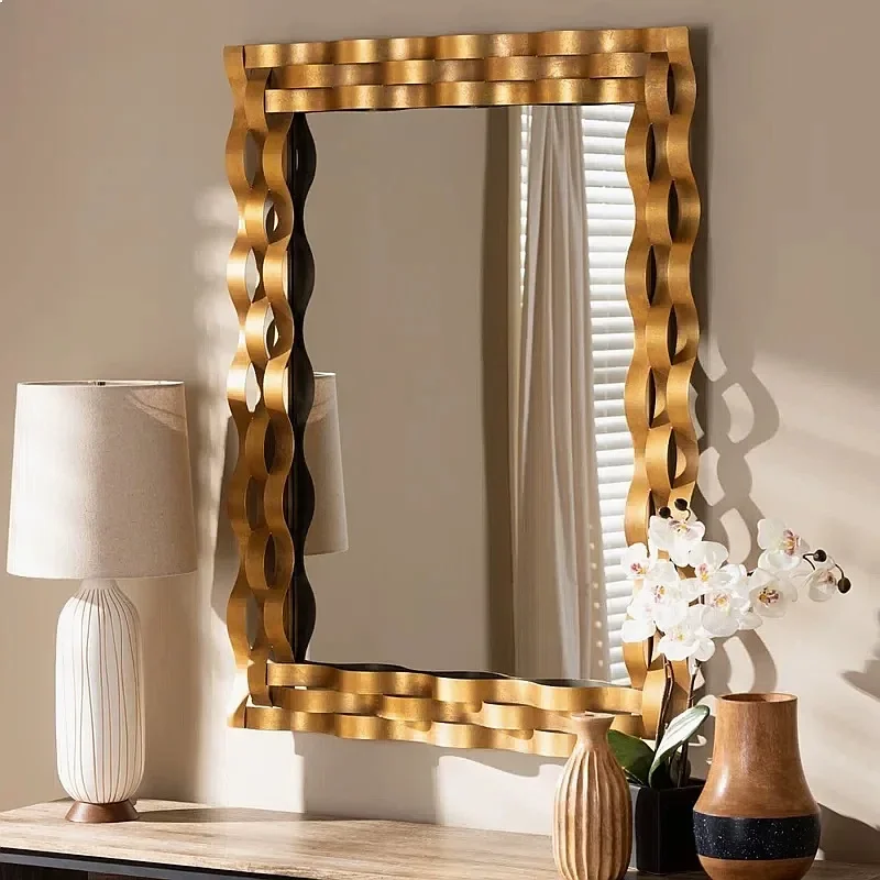 A81 Large Folding Desktop Makeup Mirror, Square Vanity Mirror For Bedroom Dorm Women Students