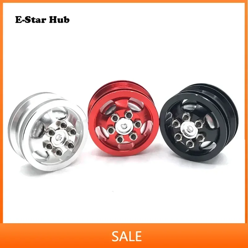 Metal Wheel Rim Wheel Hub for WPL C14 C24 C34 B14 B24 JJRC Q61 Q62 4X4 4WD 1/16 RC Truck Car Upgrade Accessories Parts
