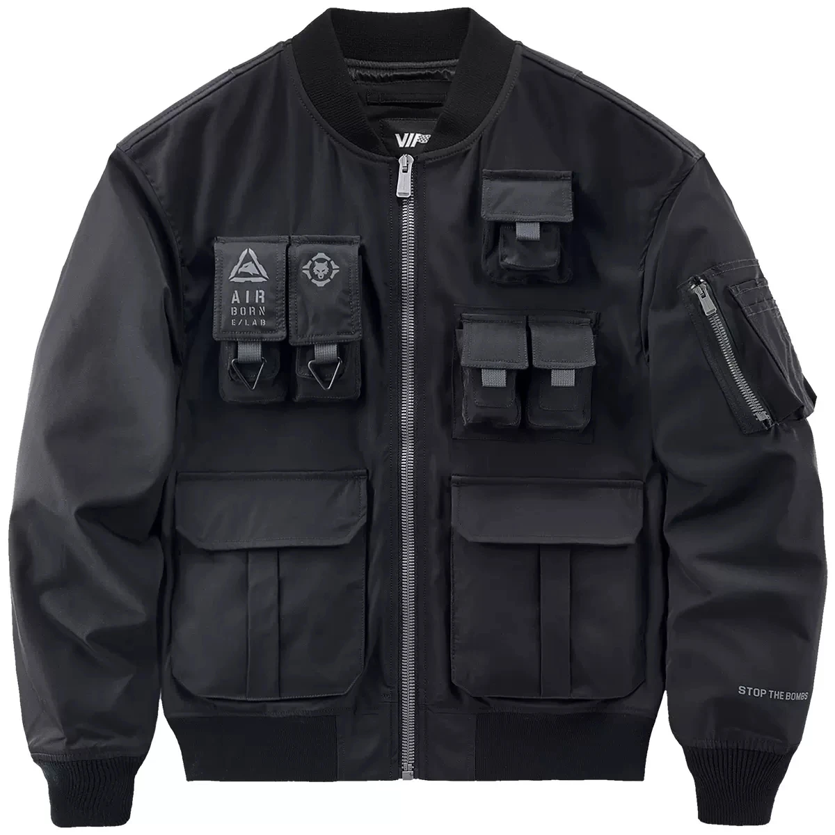 Tactical Bomber Jackets Functional Multi Pockets Coats Windbreaker HipHop Streetwear Male Techwear Men\'s Clothing Harajuku Tops