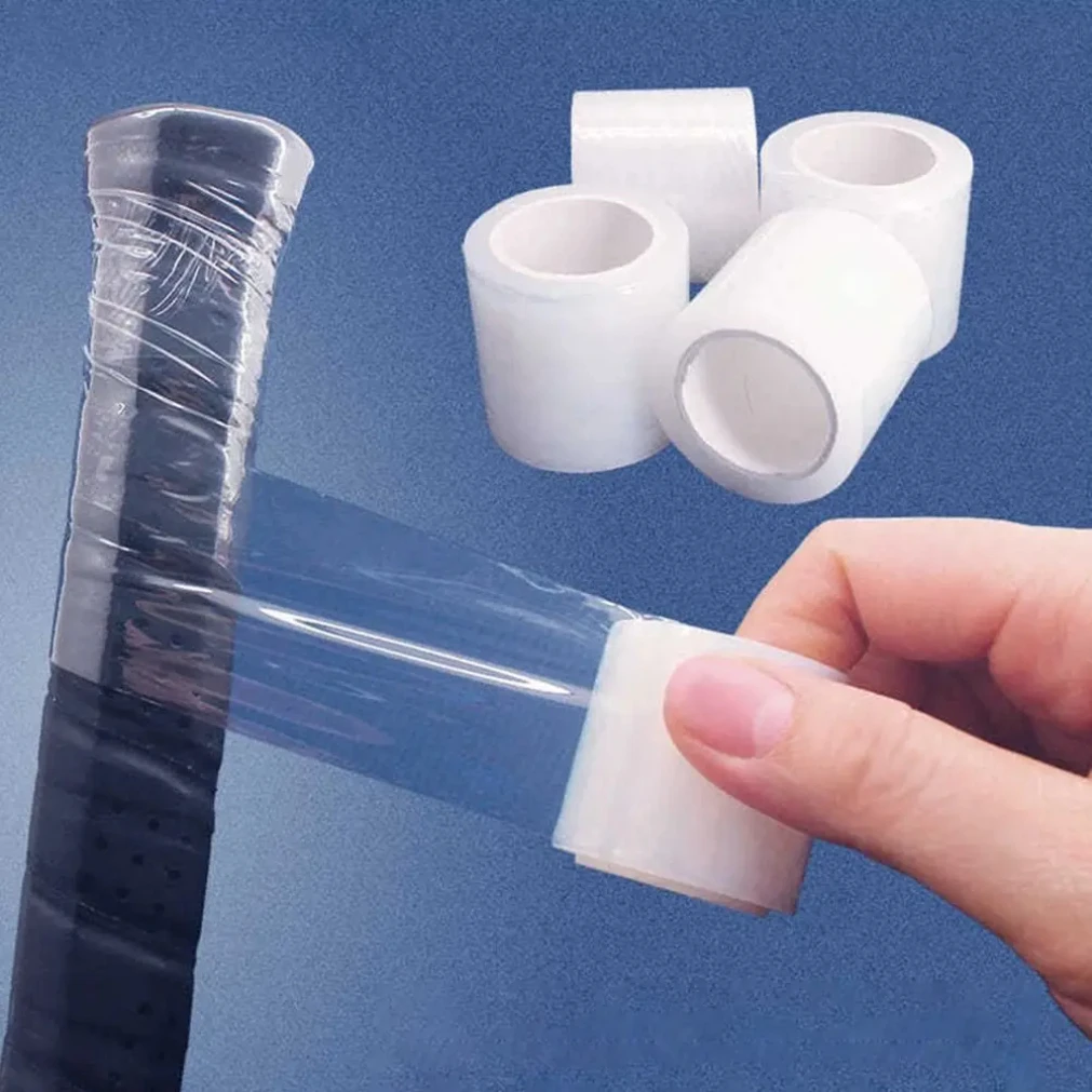 1 لفة مضرب بدمنتون Overgrip منشفة العصابة فتيلة فيلم مضارب التنس قبضة دعم وسادة مكافحة الشائكة غطاء مقاوم للماء