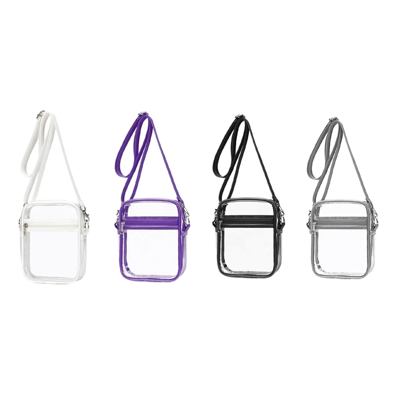 Clear Bag Stadium Approved, Clear Purse With Adjustable Shoulder Strap For Sports Outdoor