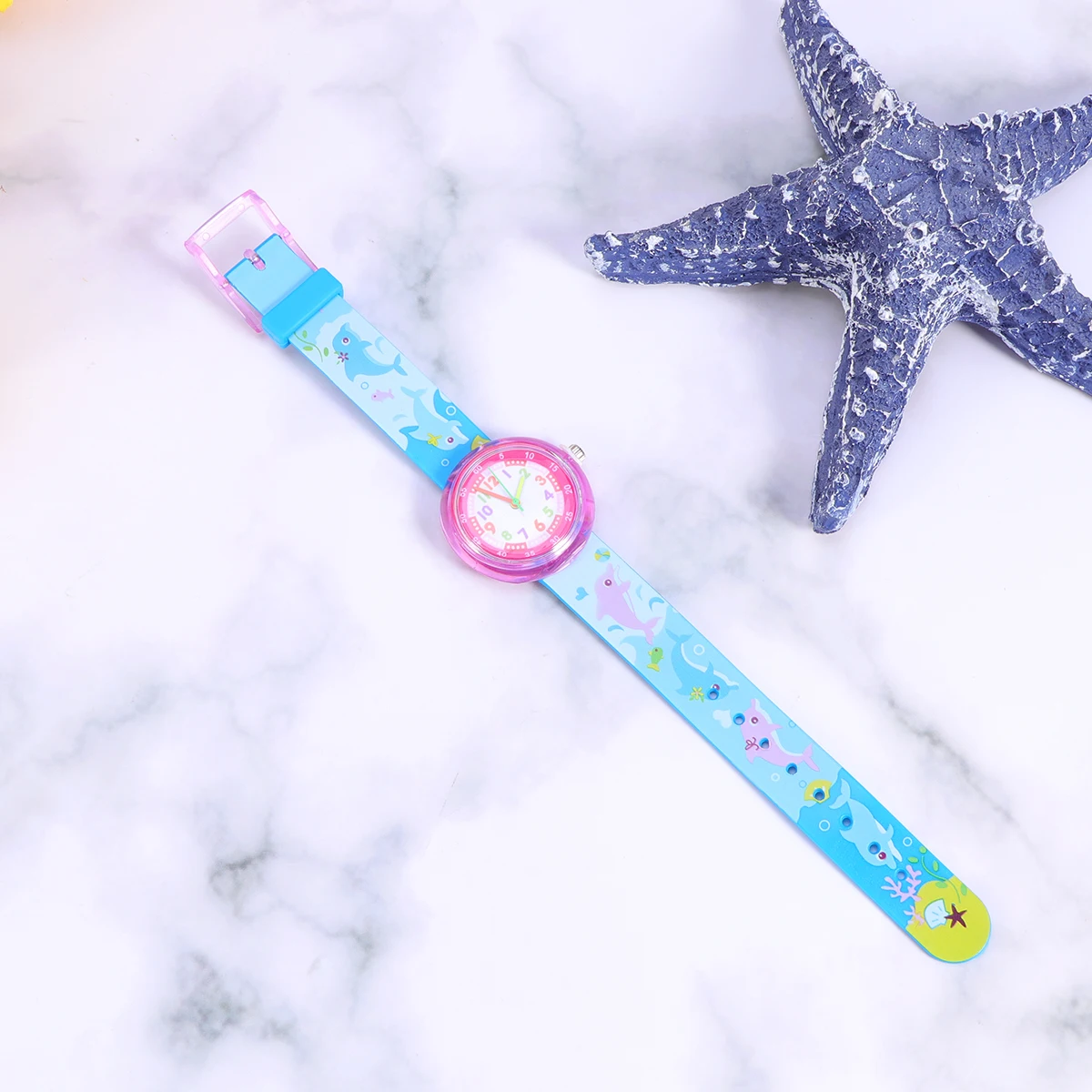 

Cartoon Wristbands Fashion Casual Silicone Cartoon Pattern Watch Bracelet Birthday Gift Party Favor (Dolphin)