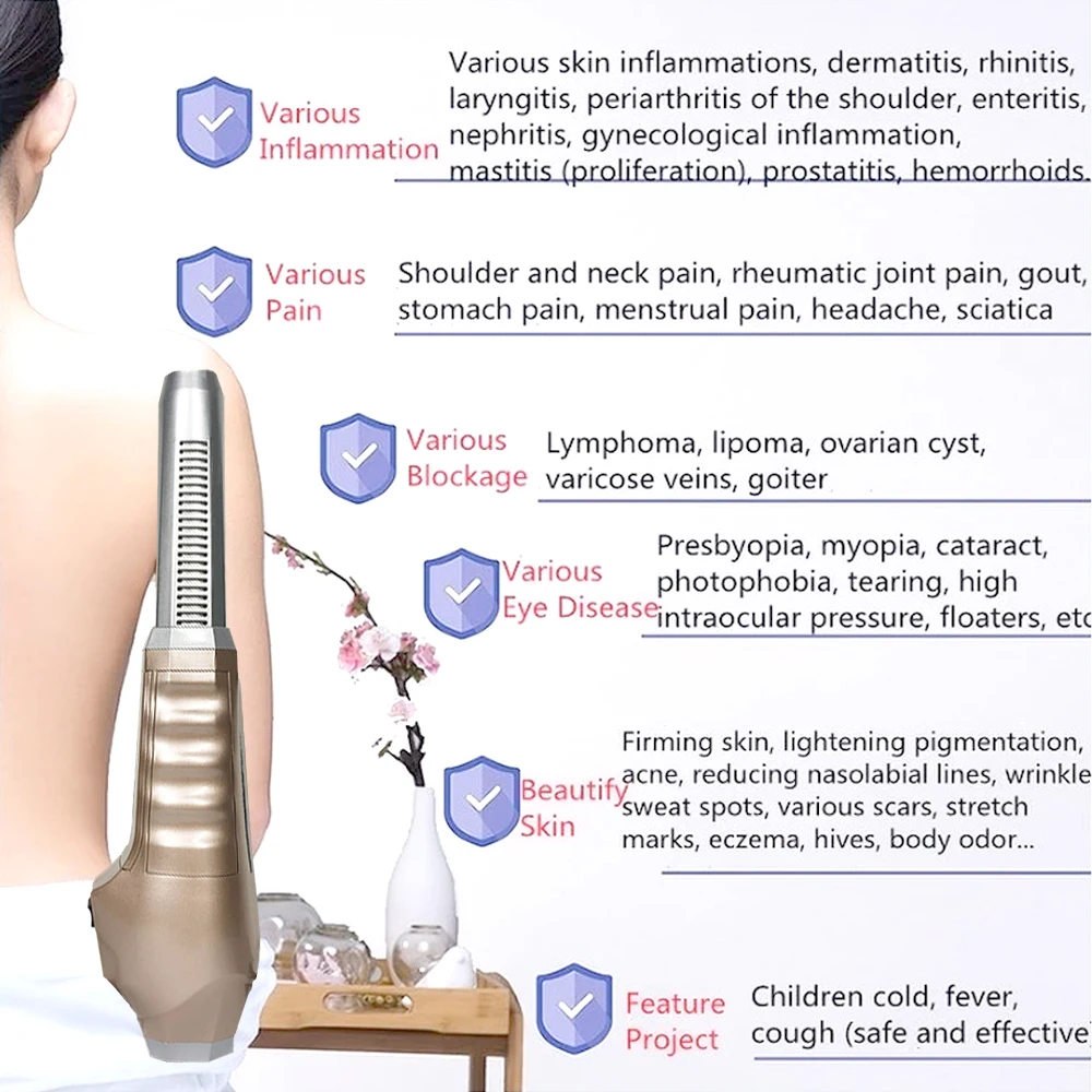 Terahertz Cell Therapy Device com Suporte, Light Wave Energy, Preservação Saúde