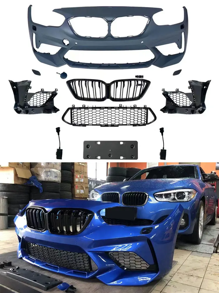 

Wovtech Modified Body Kits F20Lci to M2C Front Bumper Grill for BMW 2 Series F20 2015-2020