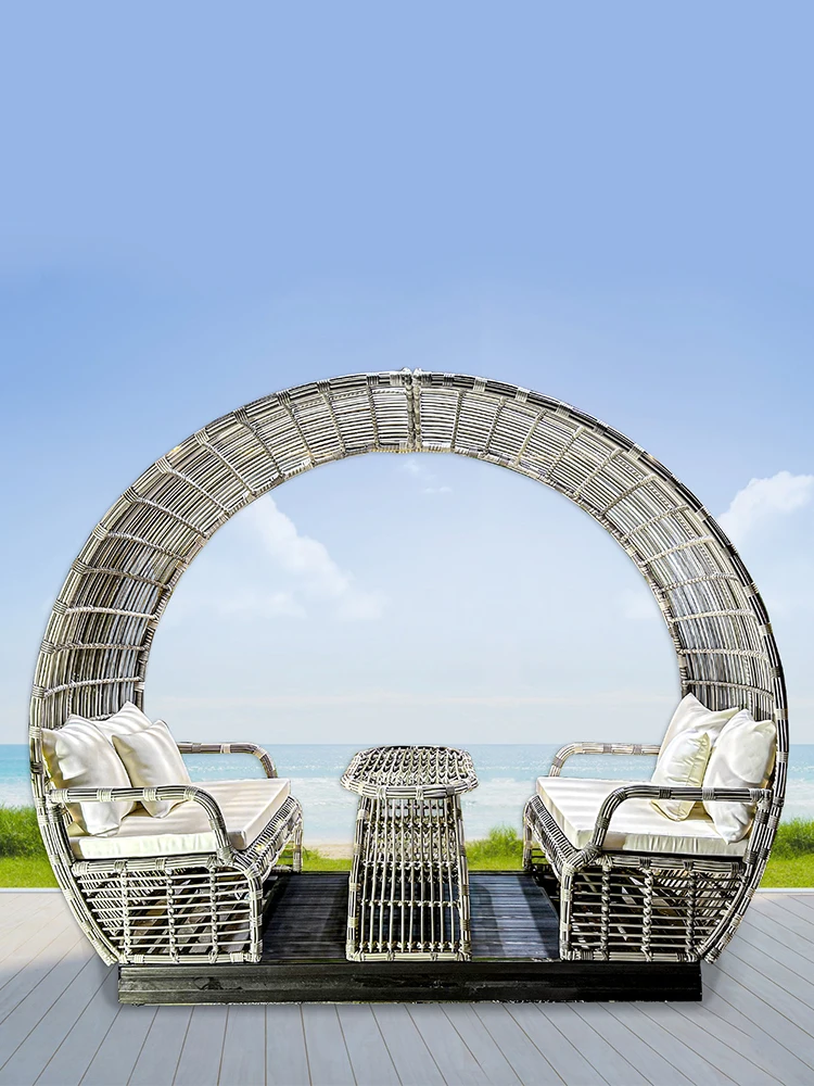 Outdoor Power Rocking Chair Courtyard Quad Swing