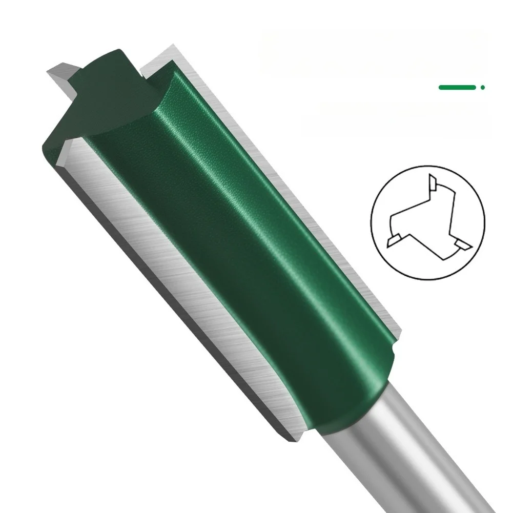 

2/3/5pcs 1/4 Shank Green Three Flute Straight Router Bit Woodworking Endmill Milling Cutter Trimming Cutter Cutting Tool