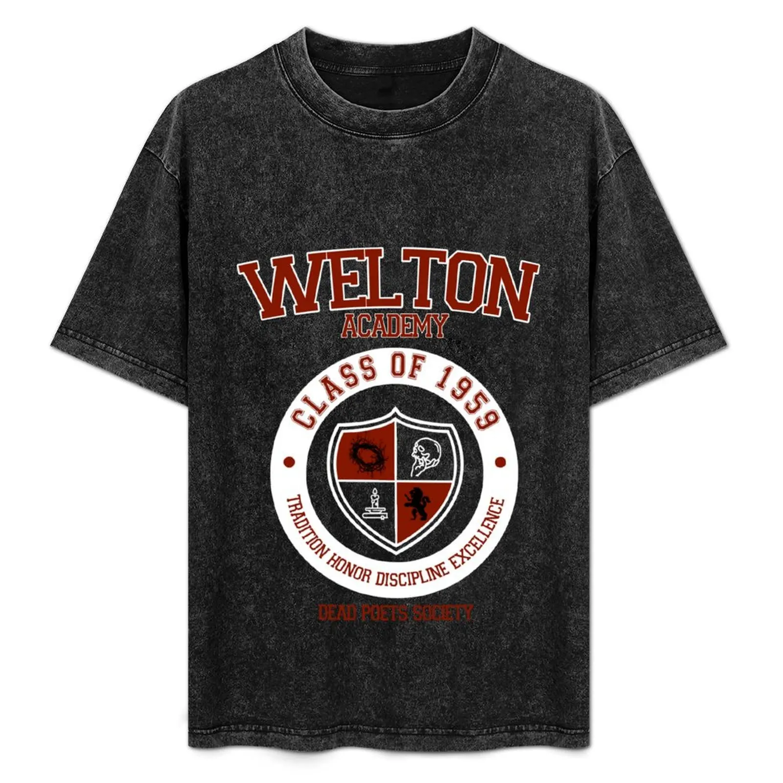 

Welton Academy Logo, Dead Poets Society. T-Shirt oversized shirts graphic tees anime stuff mens t shirts