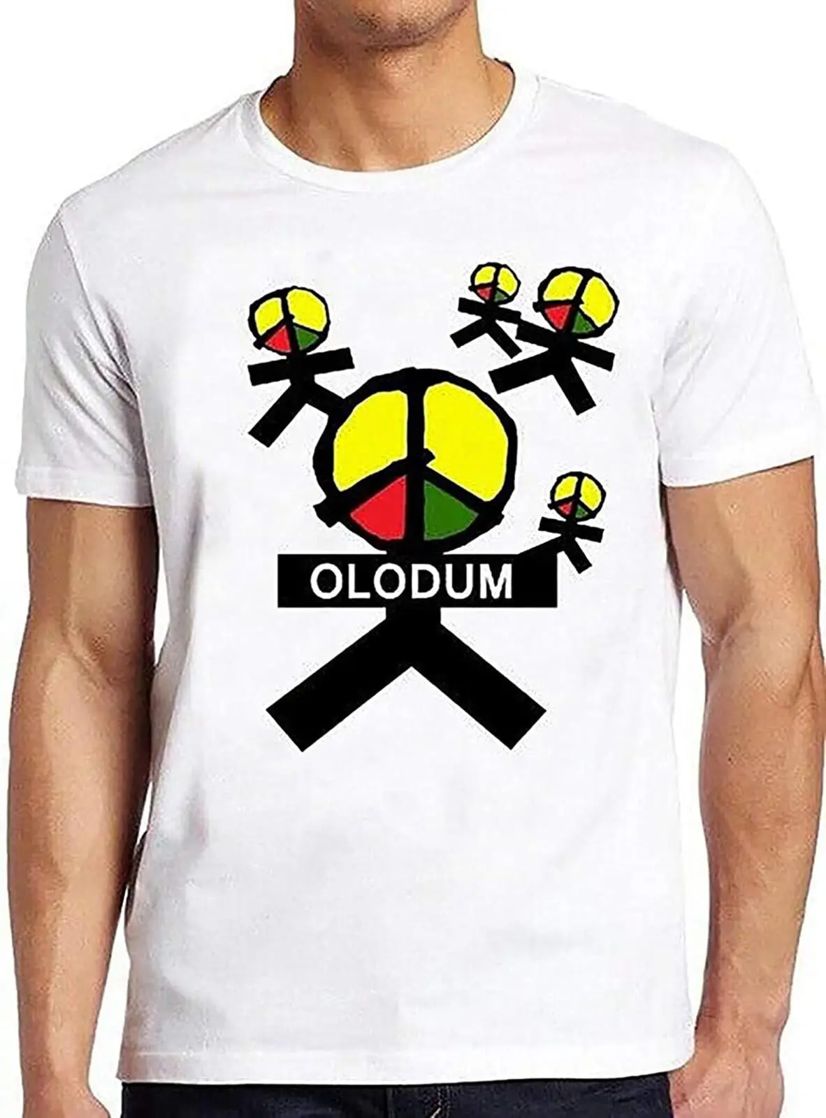 Olodum-Camiseta de la paz de Brasil para hombre, camisa con estampado de Anime, color blanco, Carnaval, no se cuida de nosotros, 308