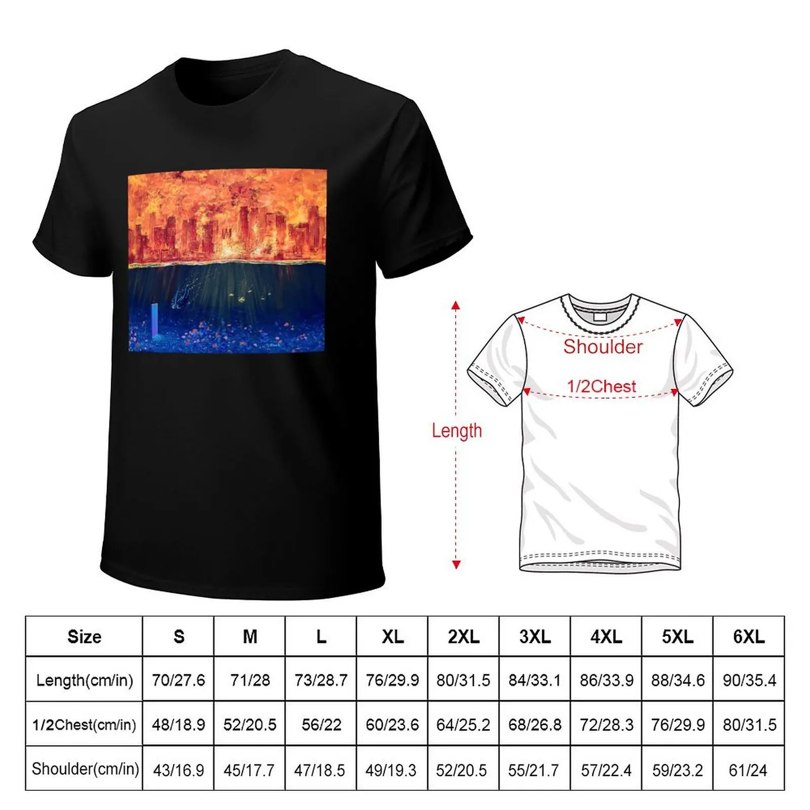 Frame Of Mind T-Shirt Plus Size Solid Color T-Shirt