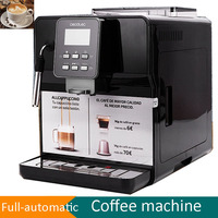 Double Pump Espresso Coffee Maker Cappuccino Machine Home Bean Grinder Coffee Machine In One Professional Fancy Coffee Machine