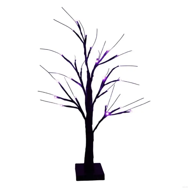 Beleuchteter LED-Kunststoff-Halloween-Baum-Ornament, batteriebetrieben, USB-betrieben, Festival-Dekoration für Zuhause B03E – Detail 5