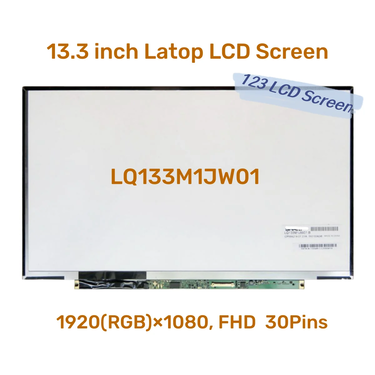 Lq1331jw01 شاشة ليد lcd mour بوصة ، 30pin hd ، (rgb) x ، wuxga fedp لـ fiat s935