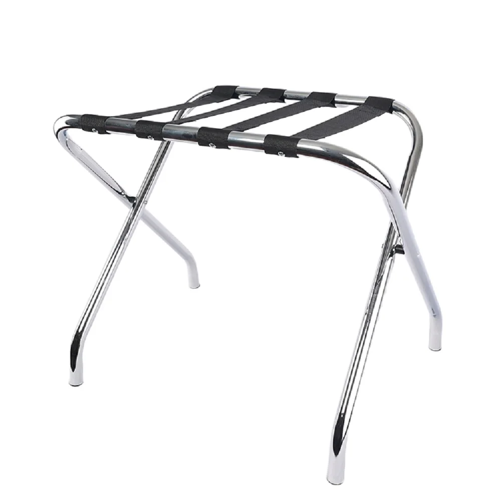 الجملة المعادن للطي تخزين الأمتعة الرف رفوف الأمتعة غرفة الفندق لغرفة الضيوف فندق غرفة نوم رف الأمتعة #3