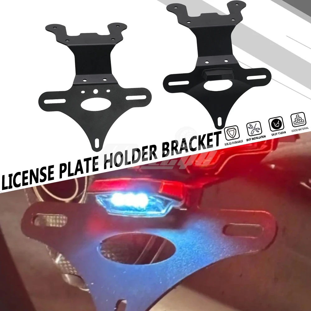 Motorcycle LED Light Tail Tidy Eliminator License Plate Holder Mount FOR HONDA XL750 Transalp XL 750 2022 2023 2024 2025 2026