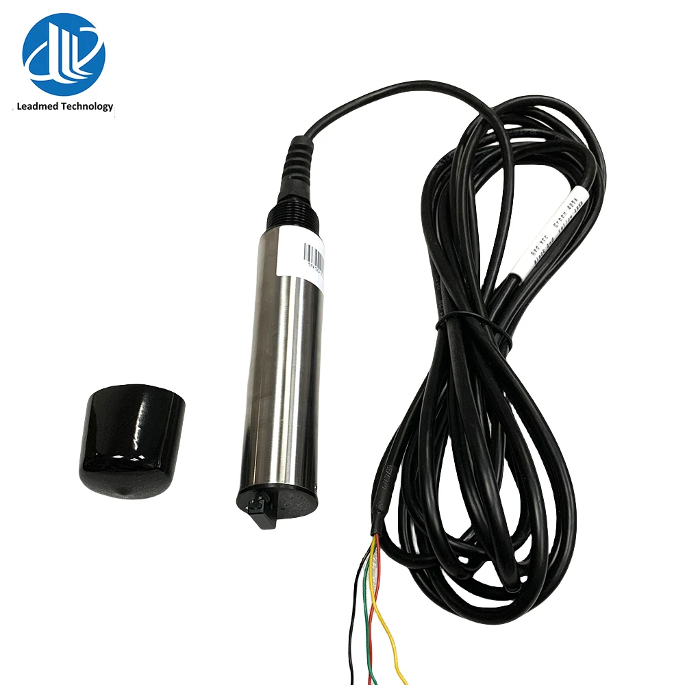 Stainless Steel Digital Industrial  Water Turbidity Sensor 0-4000ntu Self-cleaning High Precision Fluorescence Turbidity Sensor