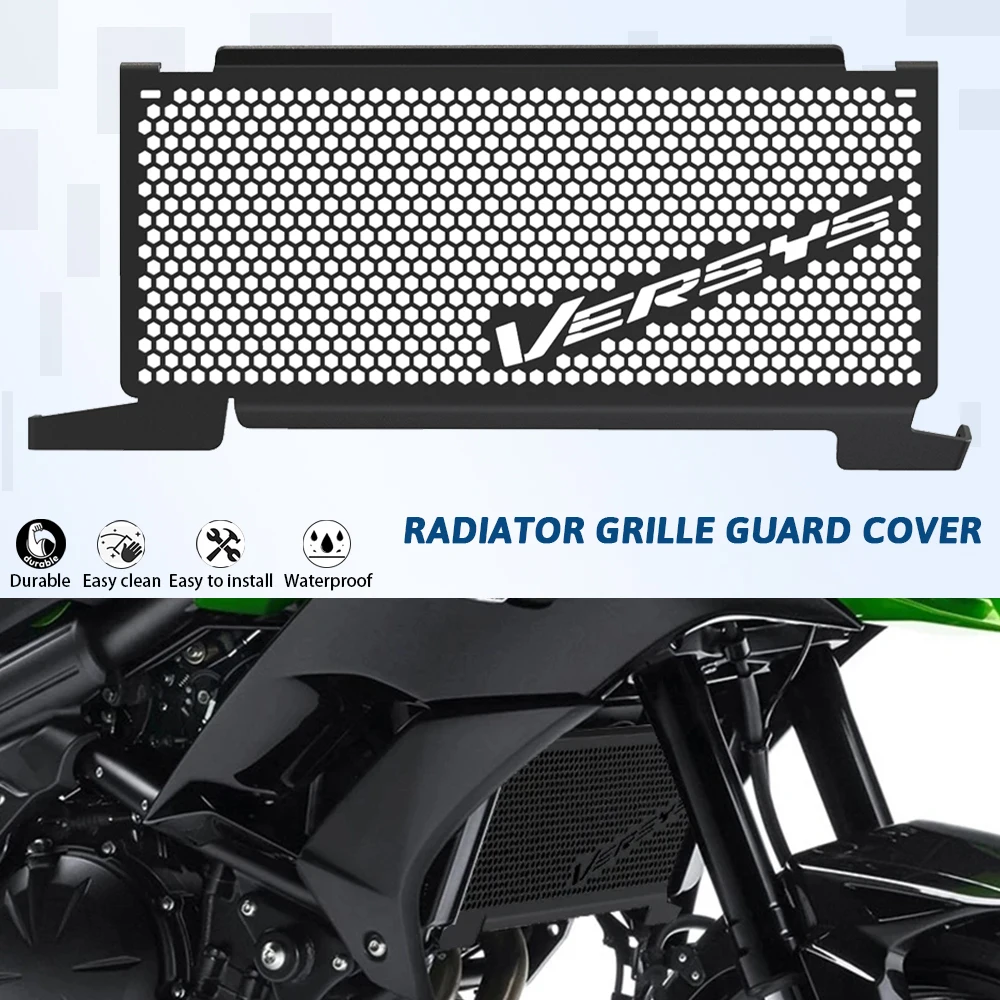 

For KAWASAKI Versys 650 Versys650 KLE650 Tank Grille Protector Mesh Cover Radiator Guard 2015 -2024 2019 2020 2021 2022 2023