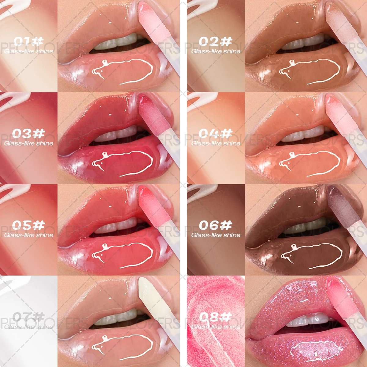 1 Stück feuchtigkeitsspendender Lipgloss, Lippenöl, langanhaltende Lippenfeuchtigkeit, Hochglanz-Lippenöl, getönter Lippenbalsam, natürlich feuchtigkeitsspendend