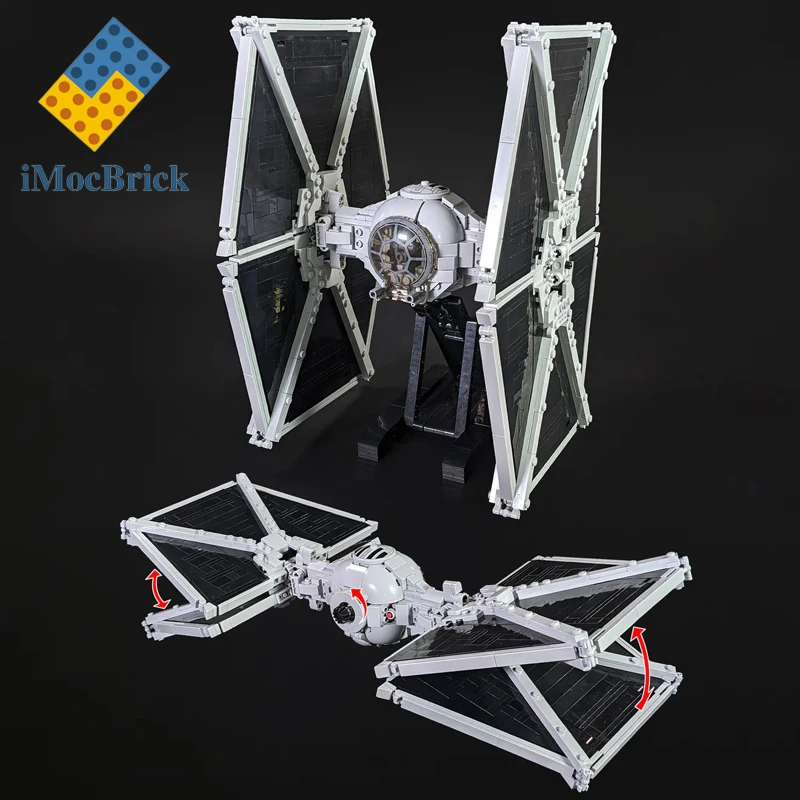 1208 Pcs Mocs Sets Star Movie Spaceship Model Bricks Imperia TIE Outland Starfighters Kits Builidng Blocks Fighter Toys Gifts