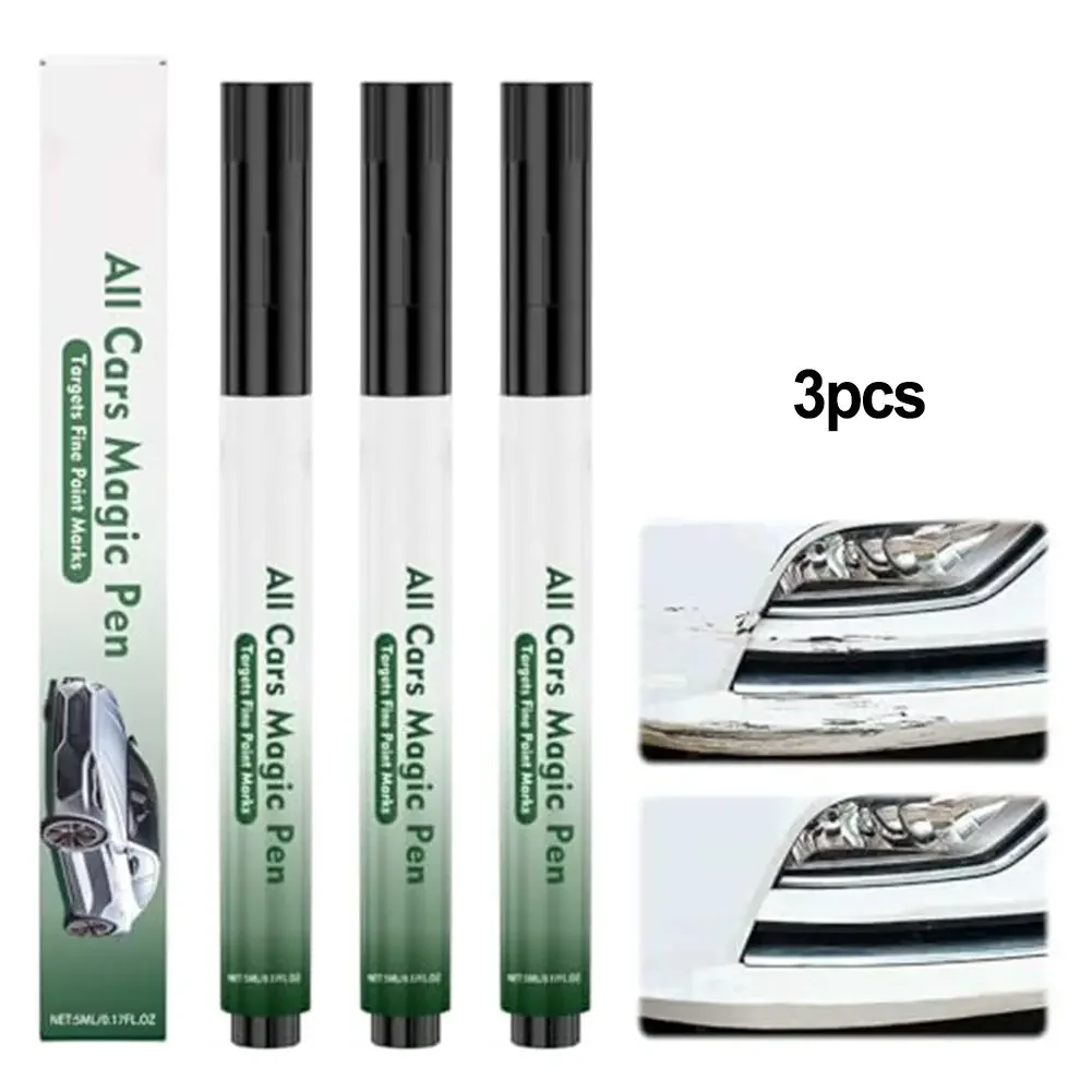 

3PC Auto Scratch Remover Set For Cars Trucks SUVs Waterproof Quick Dry Formula For Surface Imperfection Repair