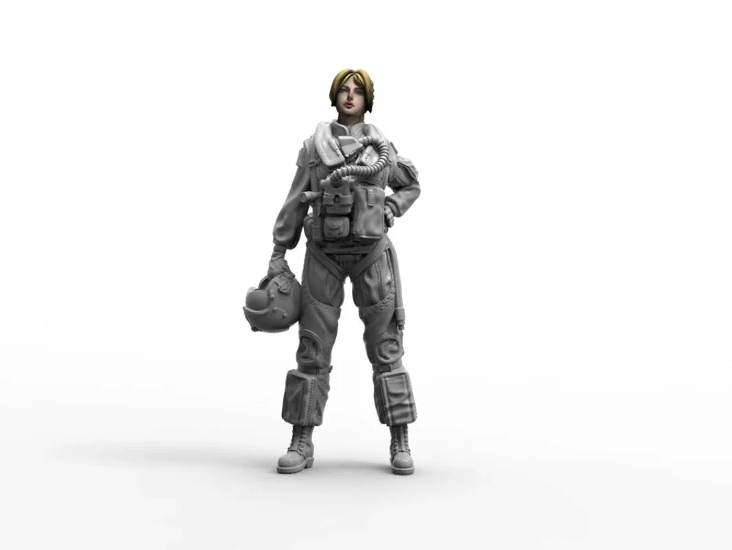 MF-04B 1/48 USAF Modern Woman Pilots Set 1 (2 Figures) Tori Factory Resin Model Kit
